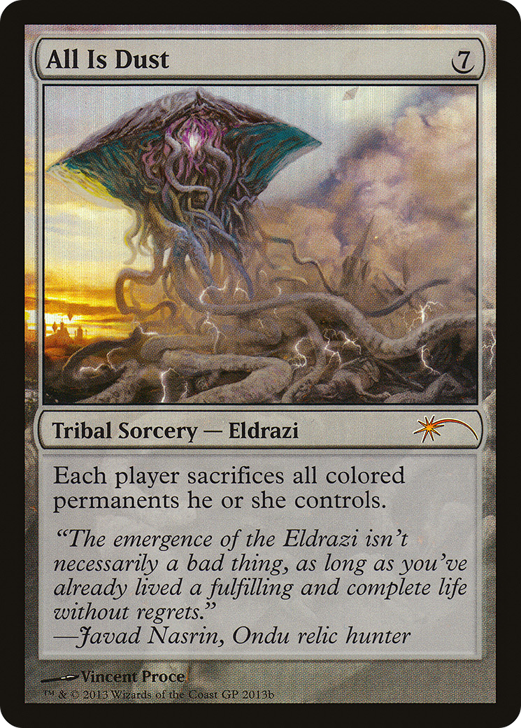All Is Dust (GPP-) [Misc] Grand Prix Promos Foil MTG Single Wizards of the Coast
