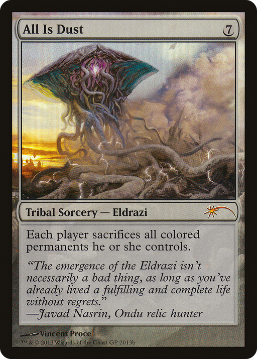 All Is Dust (GPP-) [Misc] Grand Prix Promos Foil MTG Single Wizards of the Coast