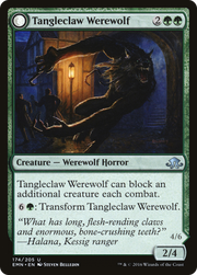 Tangleclaw Werewolf // Fibrous Entangler (EMN-174) [Eldritch Moon] MTG Single Wizards of the Coast
