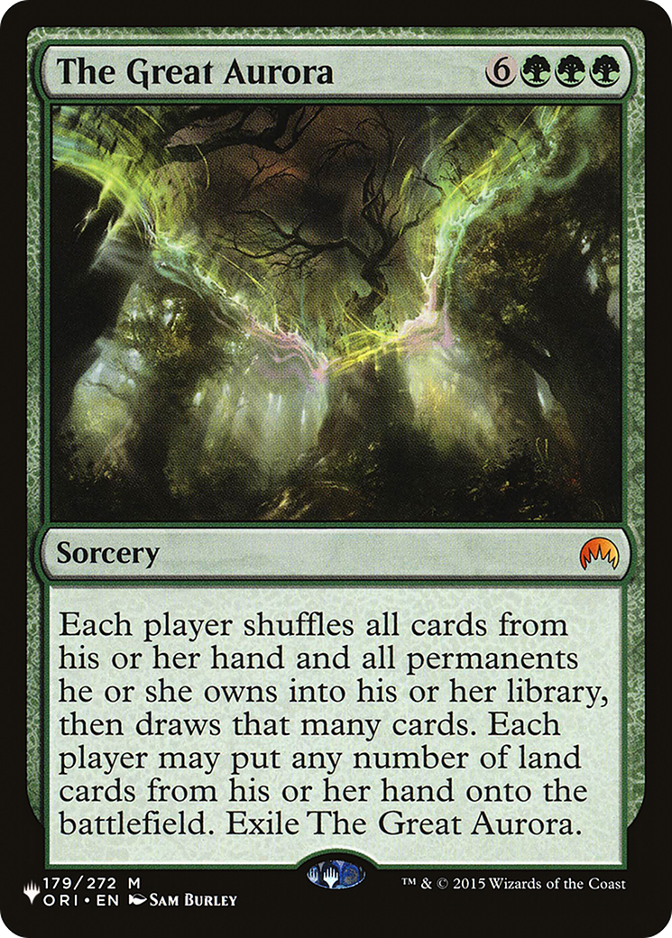 The Great Aurora (LIST-ORI-179) [Mystery Booster] The List MTG Single Wizards of the Coast