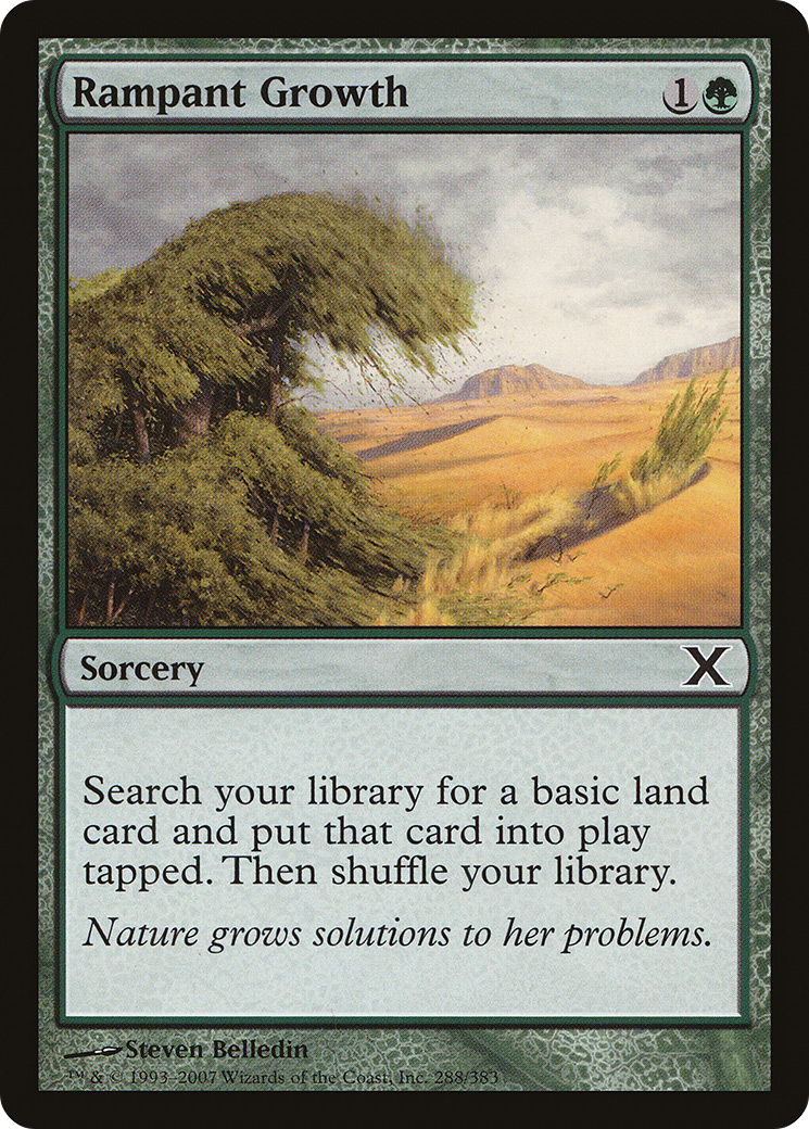 Rampant Growth (10E-288) [Tenth Edition] Foil MTG Single Wizards of the Coast