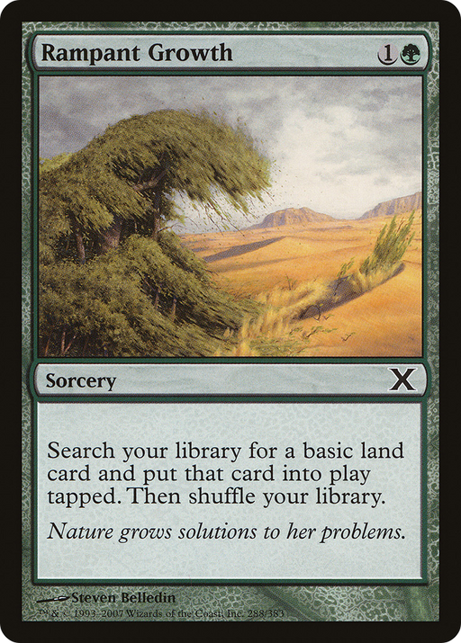 Rampant Growth (10E-288) [Tenth Edition] Foil MTG Single Wizards of the Coast