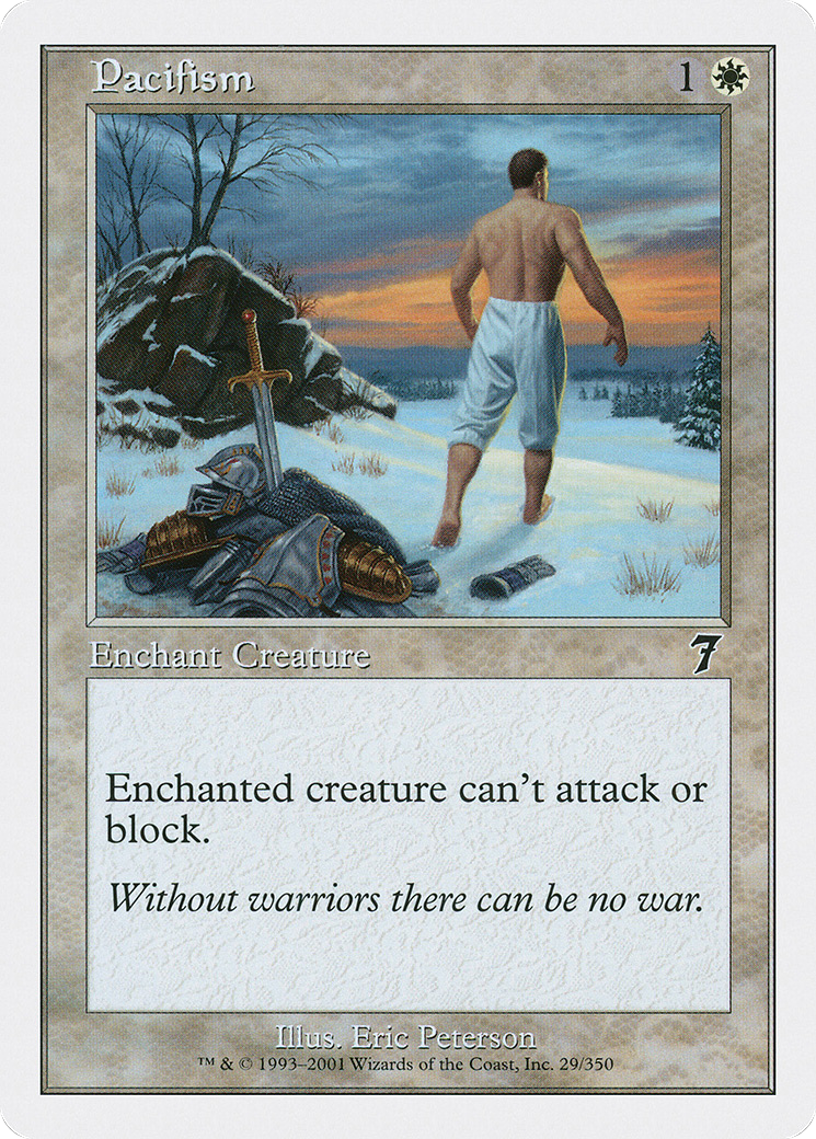 Pacifism (7ED-029) [7th Edition] MTG Single Wizards of the Coast
