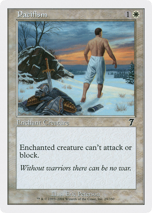 Pacifism (7ED-029) [7th Edition] MTG Single Wizards of the Coast