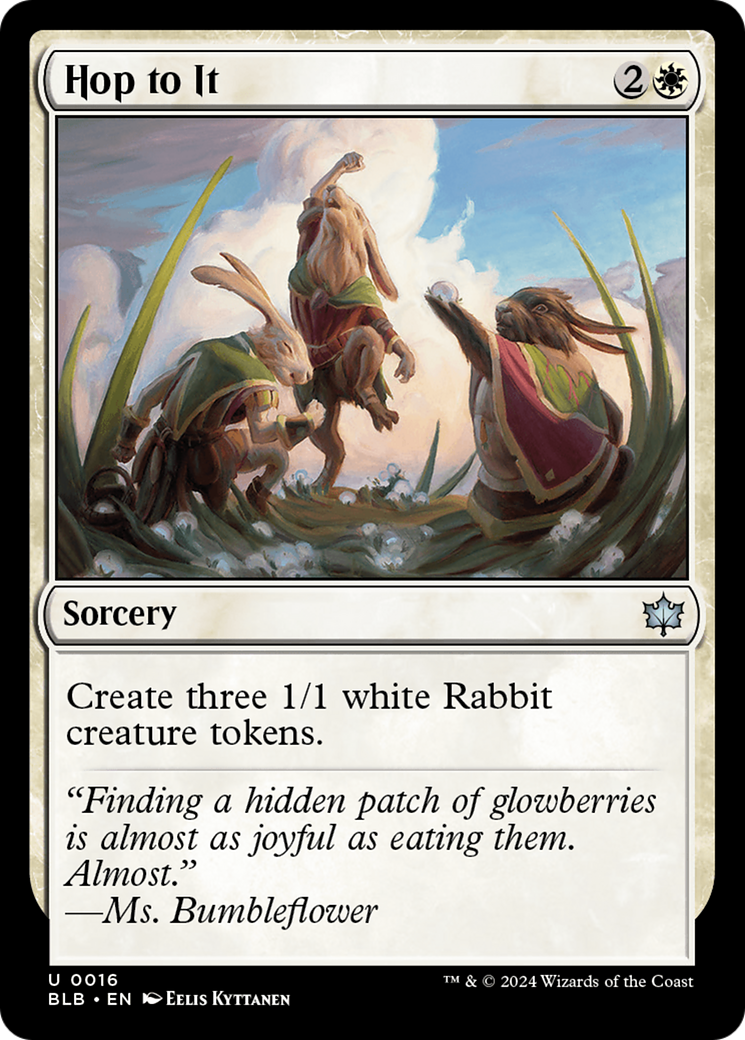 Hop to It (BLB-016) [Bloomburrow] MTG Single Wizards of the Coast