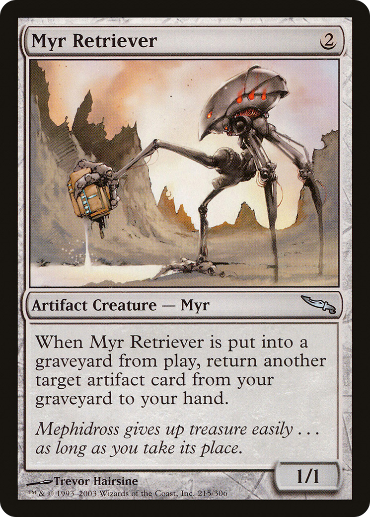 Myr Retriever (MRD-215) [Mirrodin] MTG Single Wizards of the Coast