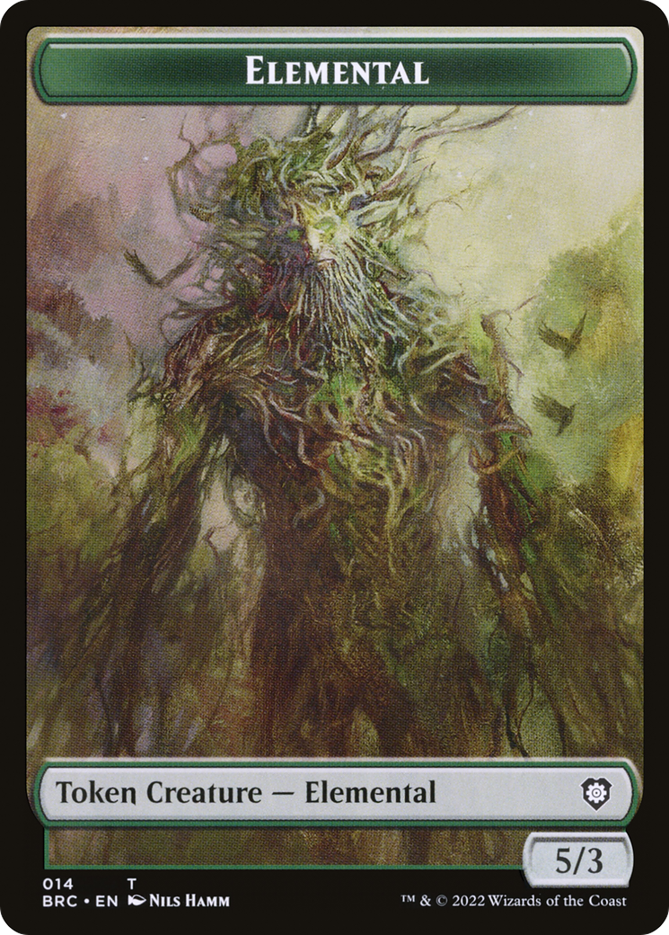 Elemental (TBRC-014) [Tokens] The Brothers' War Commander Tokens MTG Single Wizards of the Coast