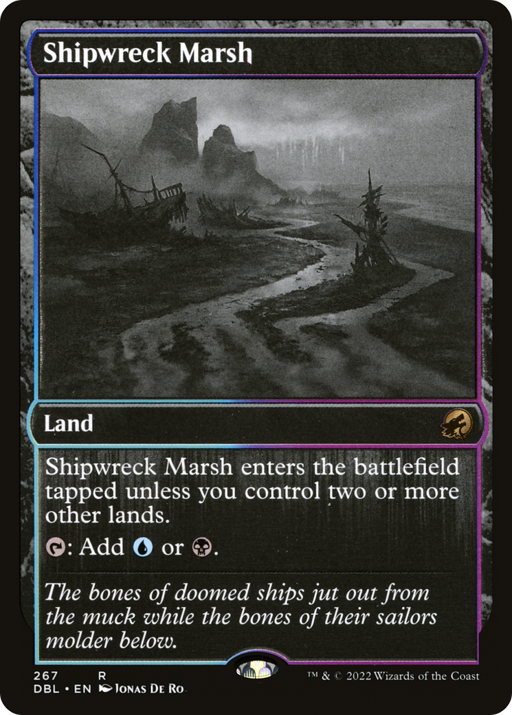 Shipwreck Marsh (DBL-267) [Innistrad: Double Feature] MTG Single Wizards of the Coast