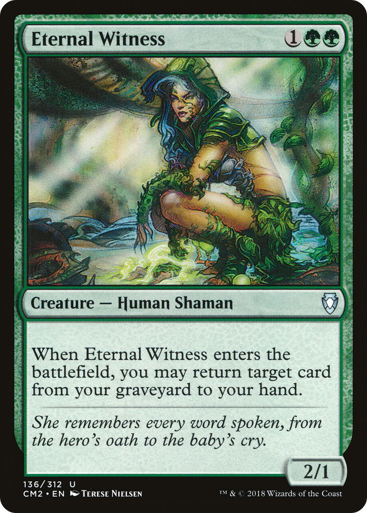 Eternal Witness (CM2-136) [Commander Anthology Volume II] MTG Single Wizards of the Coast