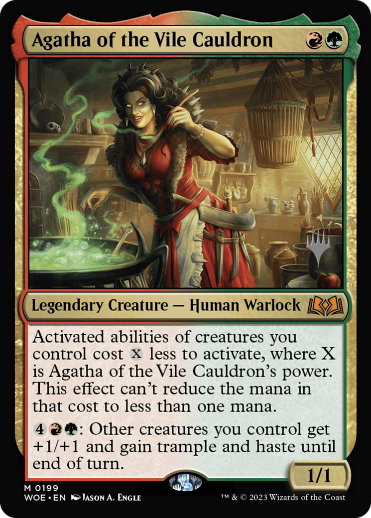 Agatha of the Vile Cauldron (PPWOE-199) [Wilds of Eldraine Promos] MTG Single Wizards of the Coast