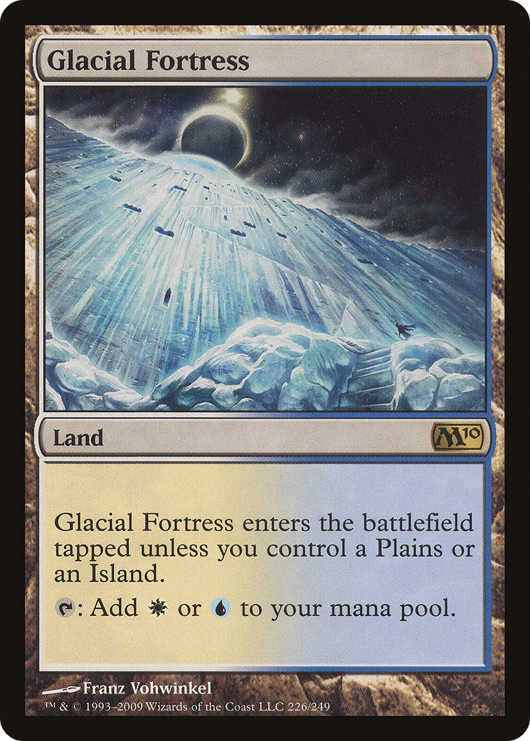 Glacial Fortress (M10-226) [Magic 2010] MTG Single Wizards of the Coast