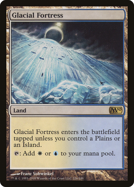 Glacial Fortress (M10-226) [Magic 2010] Foil MTG Single Wizards of the Coast