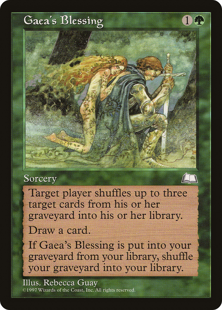 Gaea's Blessing (WTH-) [Weatherlight] MTG Single Wizards of the Coast