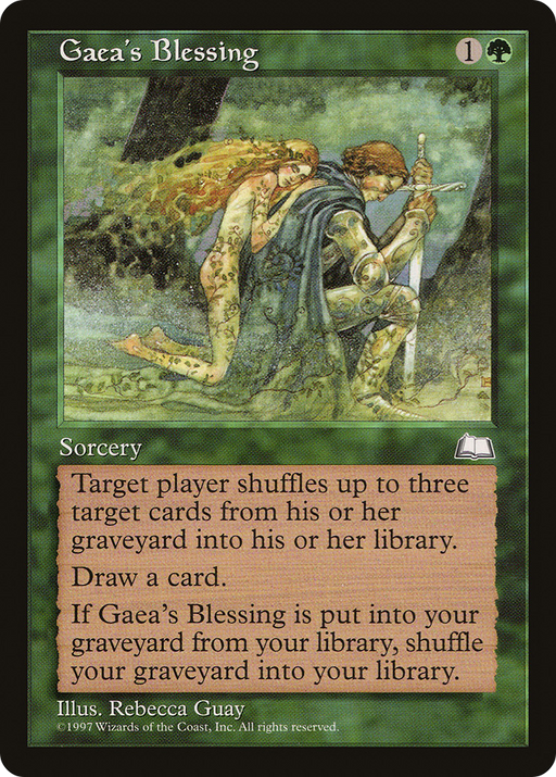 Gaea's Blessing (WTH-) [Weatherlight] MTG Single Wizards of the Coast
