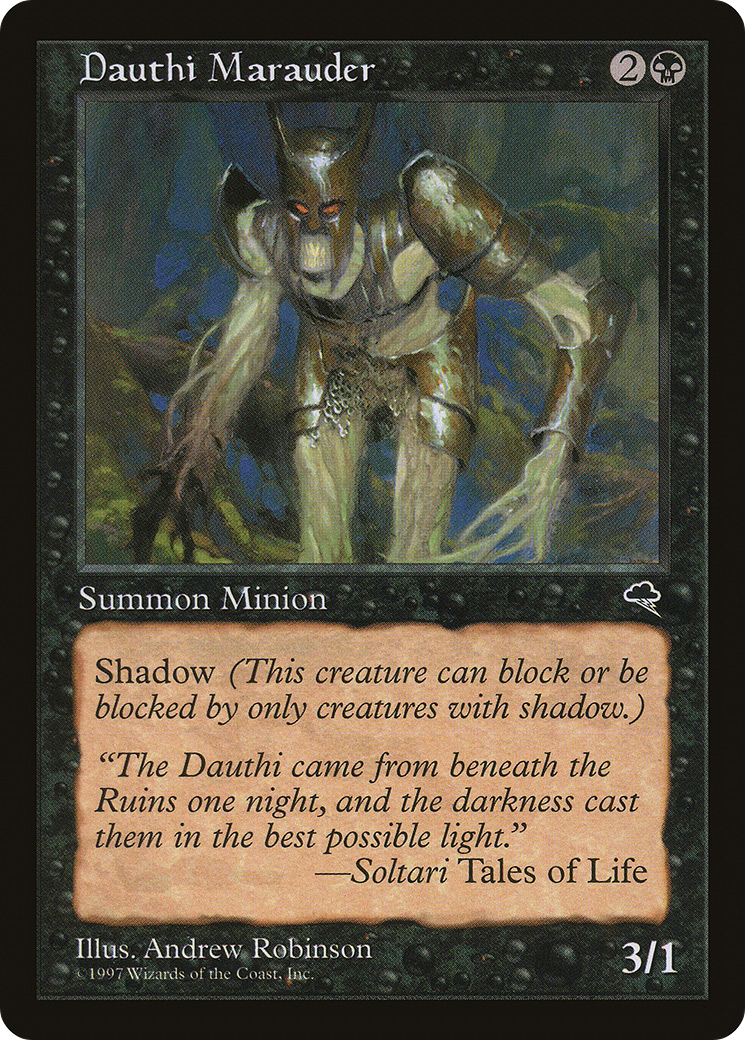 Dauthi Marauder (TMP-123) [Tempest] MTG Single Wizards of the Coast