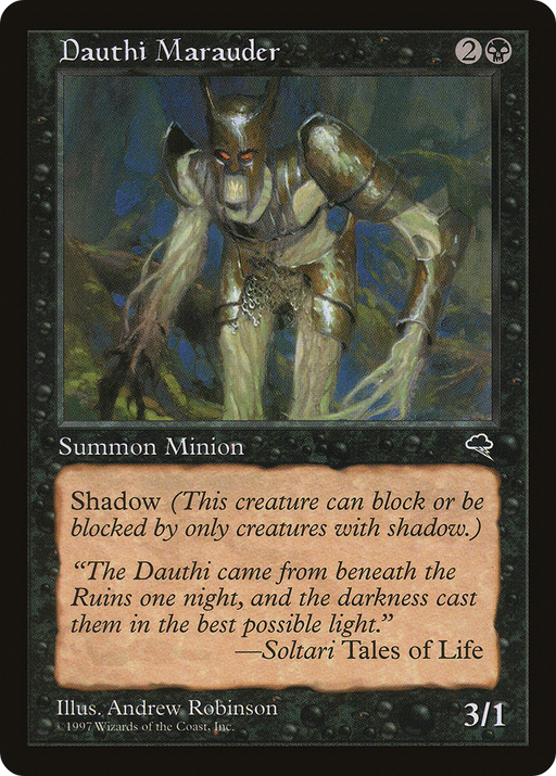 Dauthi Marauder (TMP-123) [Tempest] MTG Single Wizards of the Coast