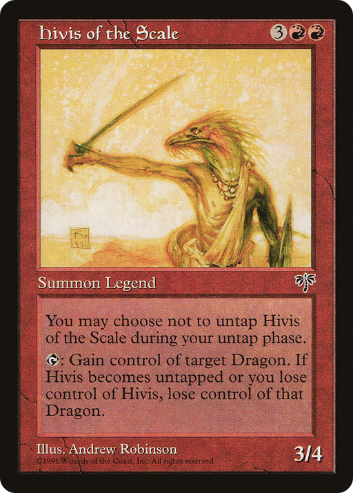 Hivis of the Scale [Mirage] MTG Single Magic: The Gathering