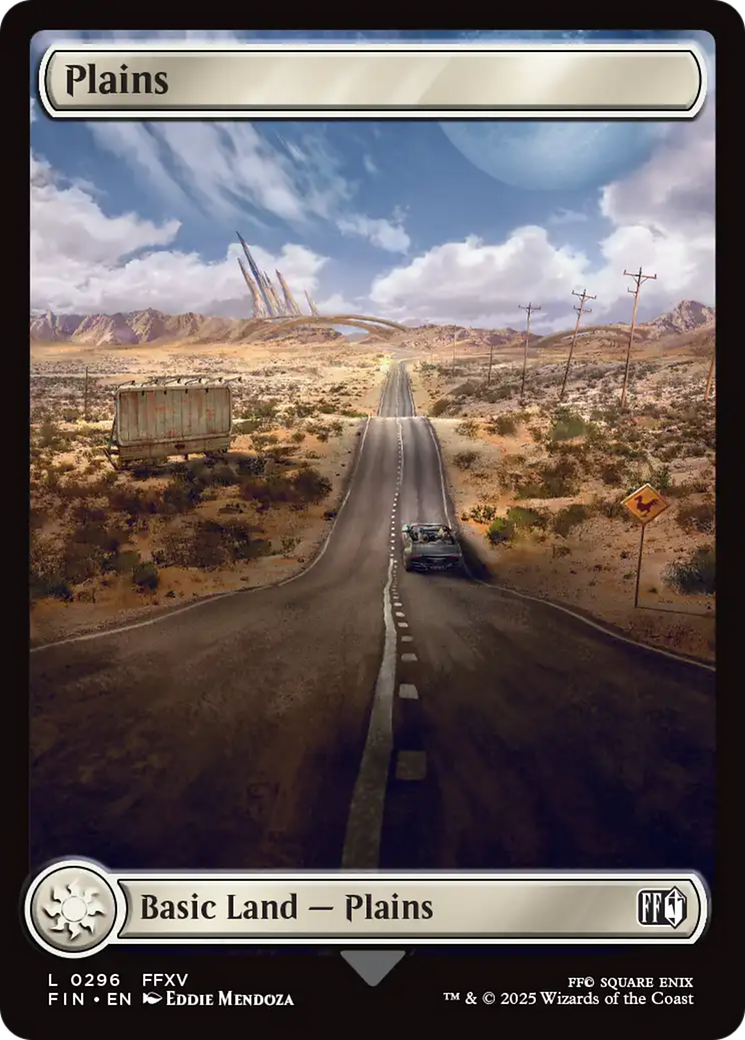 Plains (FIN-296) [FINAL FANTASY] MTG Single Wizards of the Coast