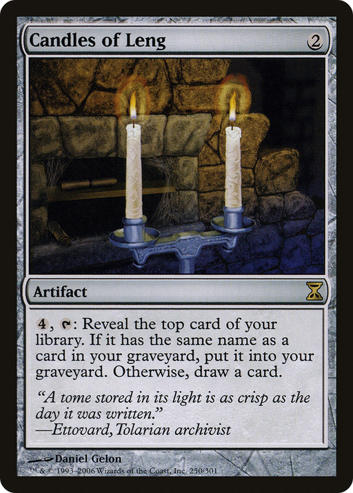 Candles of Leng (TSP-250) [Time Spiral] MTG Single Wizards of the Coast