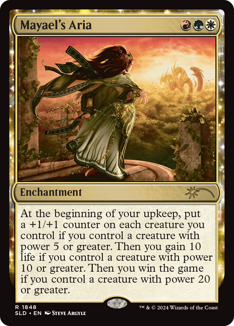 Mayael's Aria (SLD-1848) [Secret Lair] Drop: MTG Single Wizards of the Coast