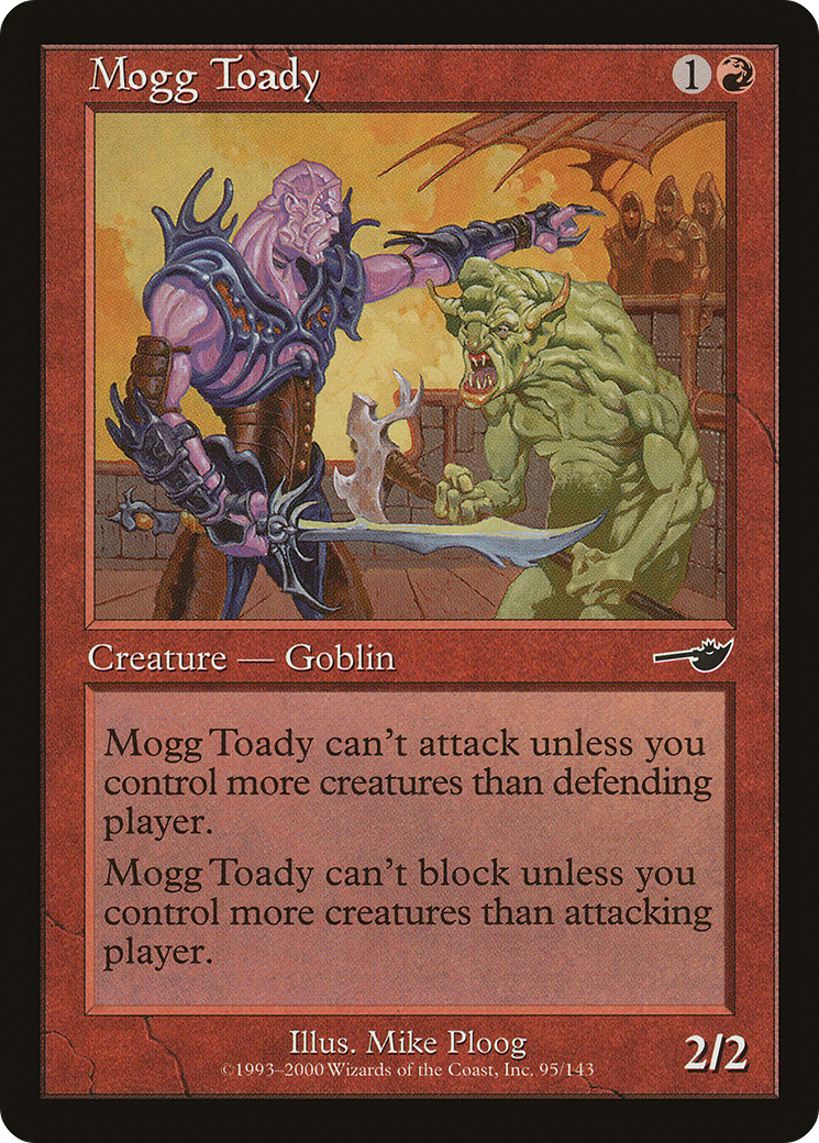 Mogg Toady (NMS-095) [Nemesis] MTG Single Wizards of the Coast