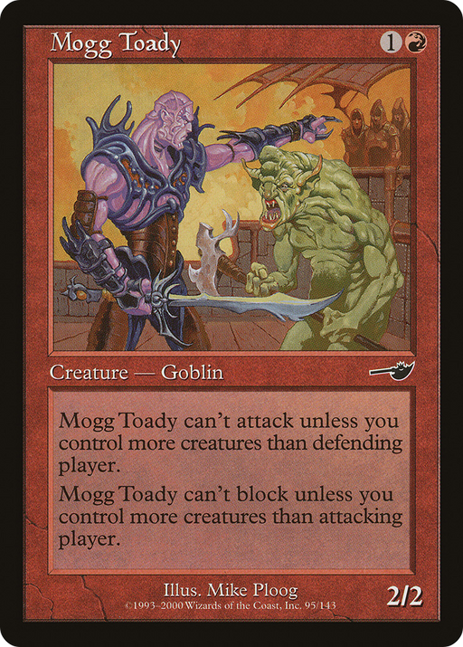 Mogg Toady (NMS-095) [Nemesis] MTG Single Wizards of the Coast