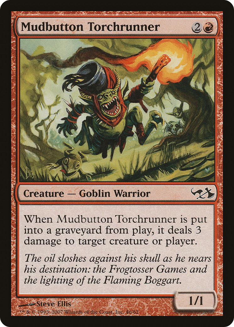 Mudbutton Torchrunner (EVG-046) [Misc] Duel Decks: Elves vs. Goblins MTG Single Wizards of the Coast