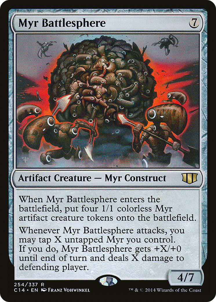 Myr Battlesphere (C14-254) [Commander 2014] MTG Single Wizards of the Coast