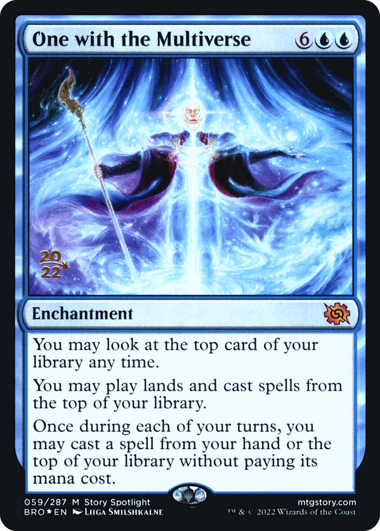 One with the Multiverse (PRE-059) [The Brothers' War Promos] Foil MTG Single Wizards of the Coast