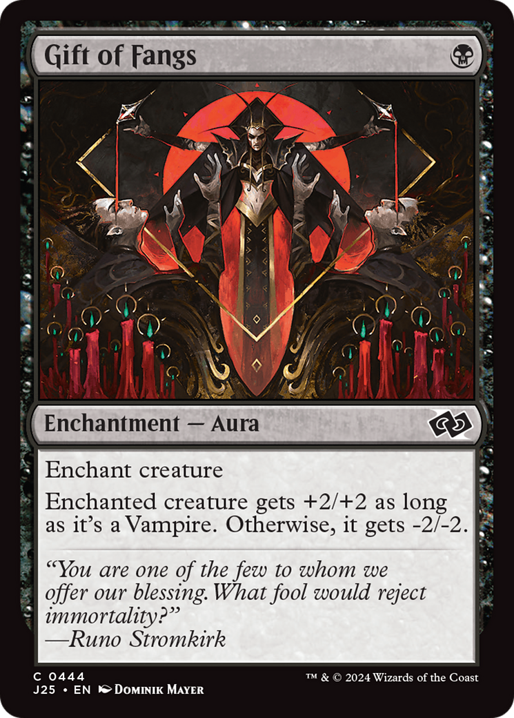 Gift of Fangs (J25-444) [Foundations Jumpstart] MTG Single Wizards of the Coast