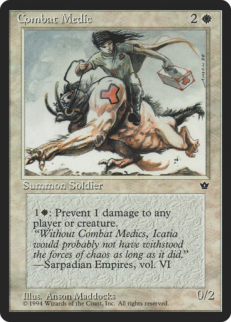 Combat Medic (FEM-01C) [Fallen Empires] MTG Single Wizards of the Coast