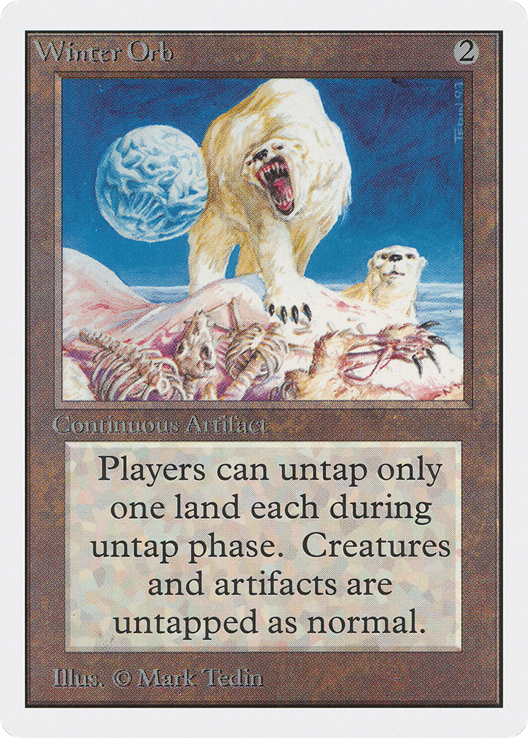 Winter Orb (2ED-276) [Oldschool] Unlimited Edition MTG Single Wizards of the Coast