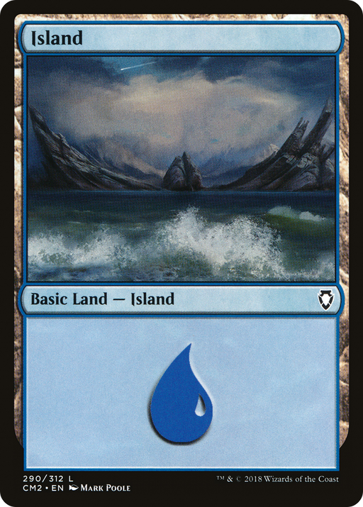 Island (CM2-290) [Commander Anthology Volume II] MTG Single Wizards of the Coast
