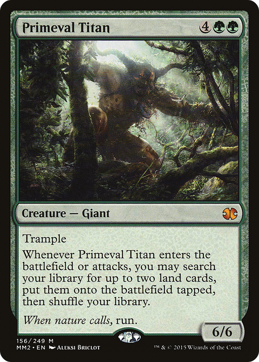 Primeval Titan (MM2-156) [Modern Masters 2015] Foil MTG Single Modern Masters 2015