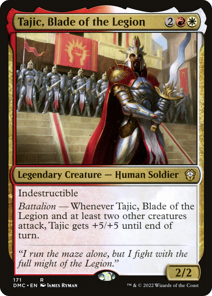 Tajic, Blade of the Legion (DMC-171) [Dominaria United Commander] MTG Single Wizards of the Coast