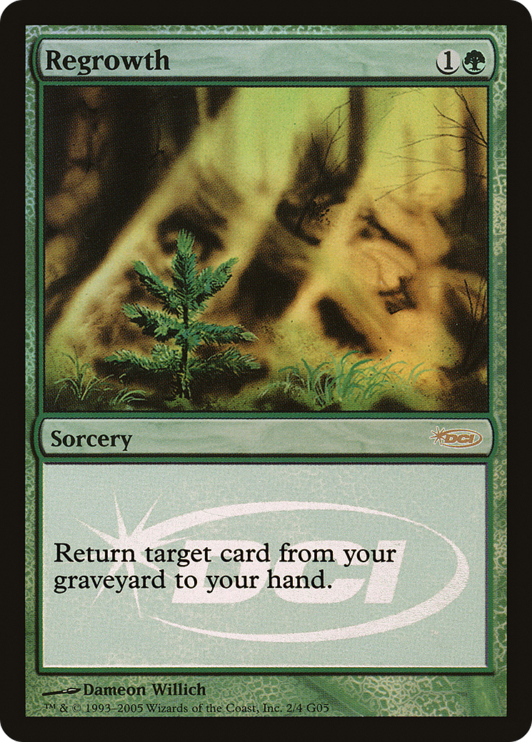 Regrowth (JDG-002) [Misc] Judge Gift Cards 2005 Foil MTG Single Wizards of the Coast