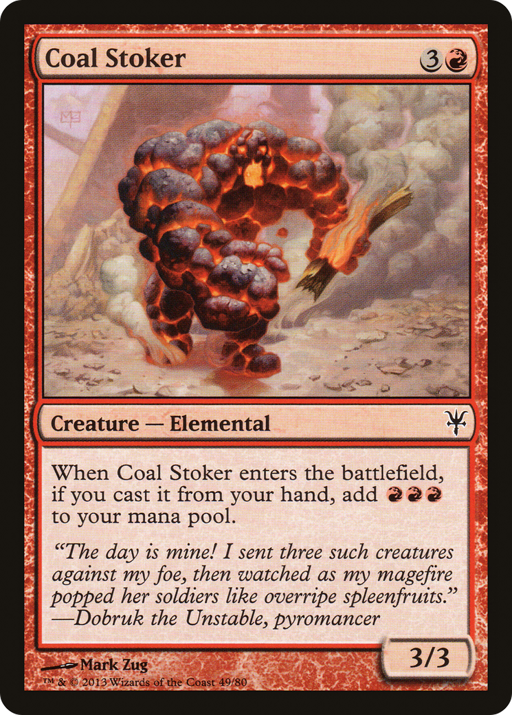 Coal Stoker (DDK-049) [Misc] Duel Decks: Sorin vs. Tibalt MTG Single Wizards of the Coast