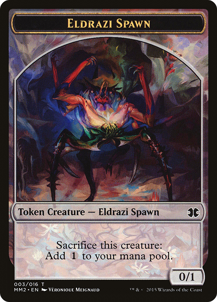 Eldrazi Spawn Token (003) (MM2-003) [Tokens] Modern Masters 2015 Tokens MTG Single Wizards of the Coast