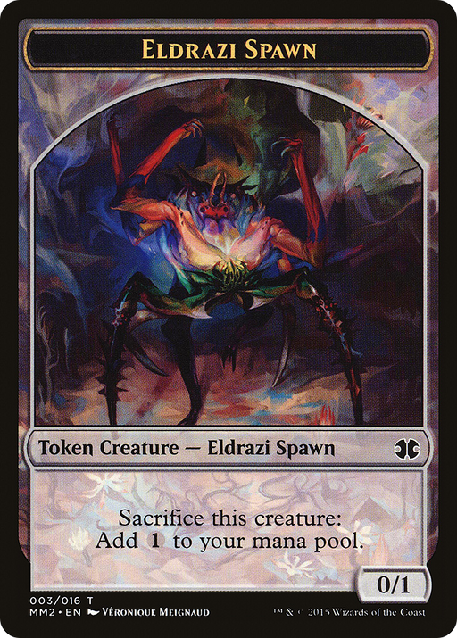 Eldrazi Spawn Token (003) (MM2-003) [Tokens] Modern Masters 2015 Tokens MTG Single Wizards of the Coast