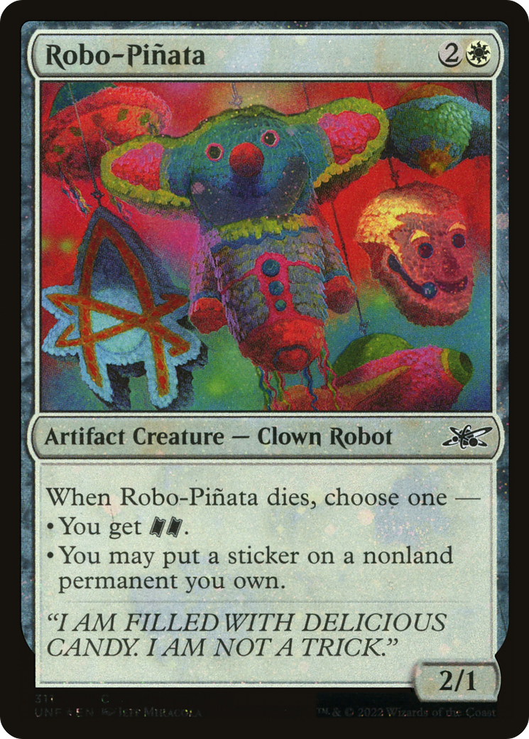 Robo-Pinata (Galaxy Foil) (UNF-311) [Unfinity] Foil MTG Single Wizards of the Coast