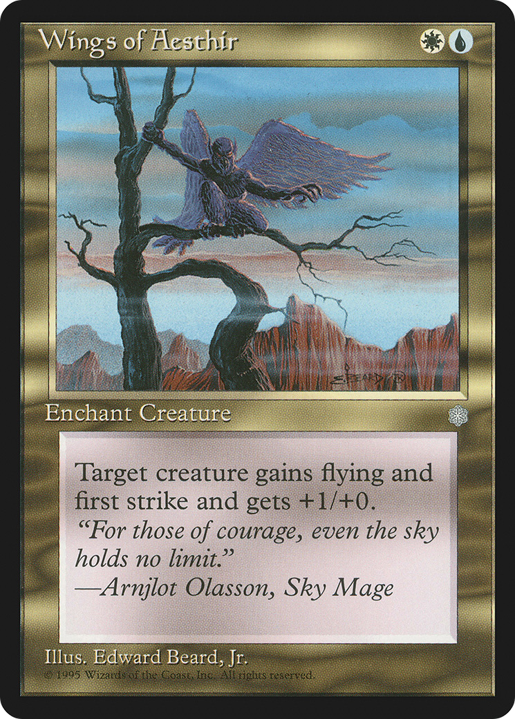 Wings of Aesthir (ICE-) [Ice Age] MTG Single Wizards of the Coast