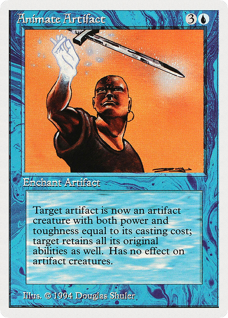 Animate Artifact (SUM-048) [Misc] Summer Magic / Edgar MTG Single Wizards of the Coast
