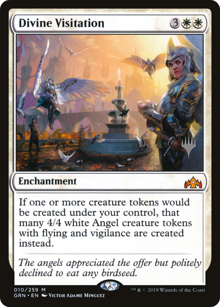 Divine Visitation (PPTHB-010) [Guilds of Ravnica Promos] MTG Single Wizards of the Coast