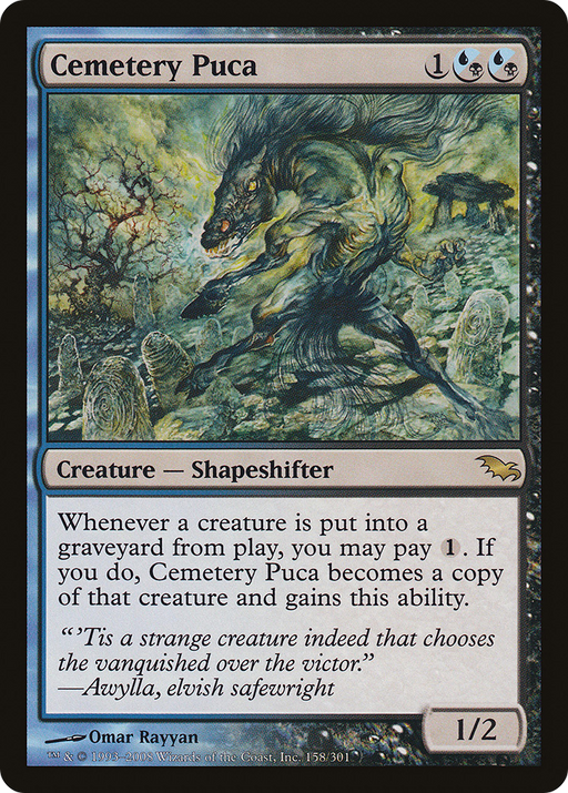 Cemetery Puca (SHM-158) [Shadowmoor] MTG Single Wizards of the Coast