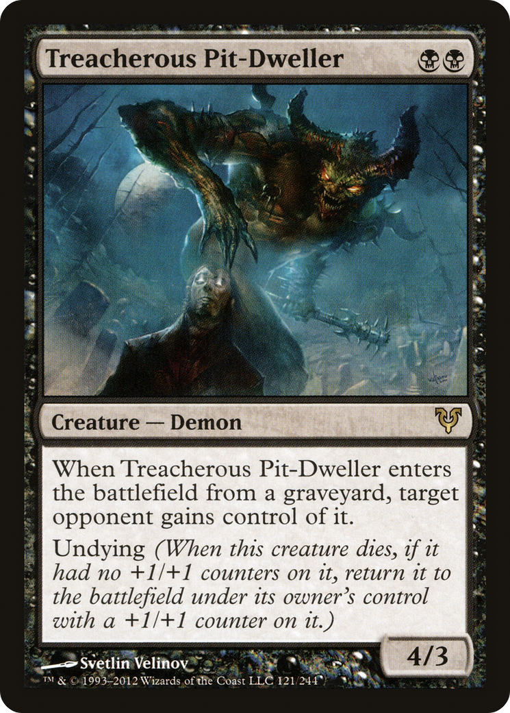 Treacherous Pit-Dweller (AVR-121) [Avacyn Restored] MTG Single Wizards of the Coast