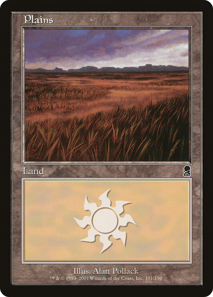 Plains (331) (ODY-331) [Odyssey] Foil MTG Single Wizards of the Coast