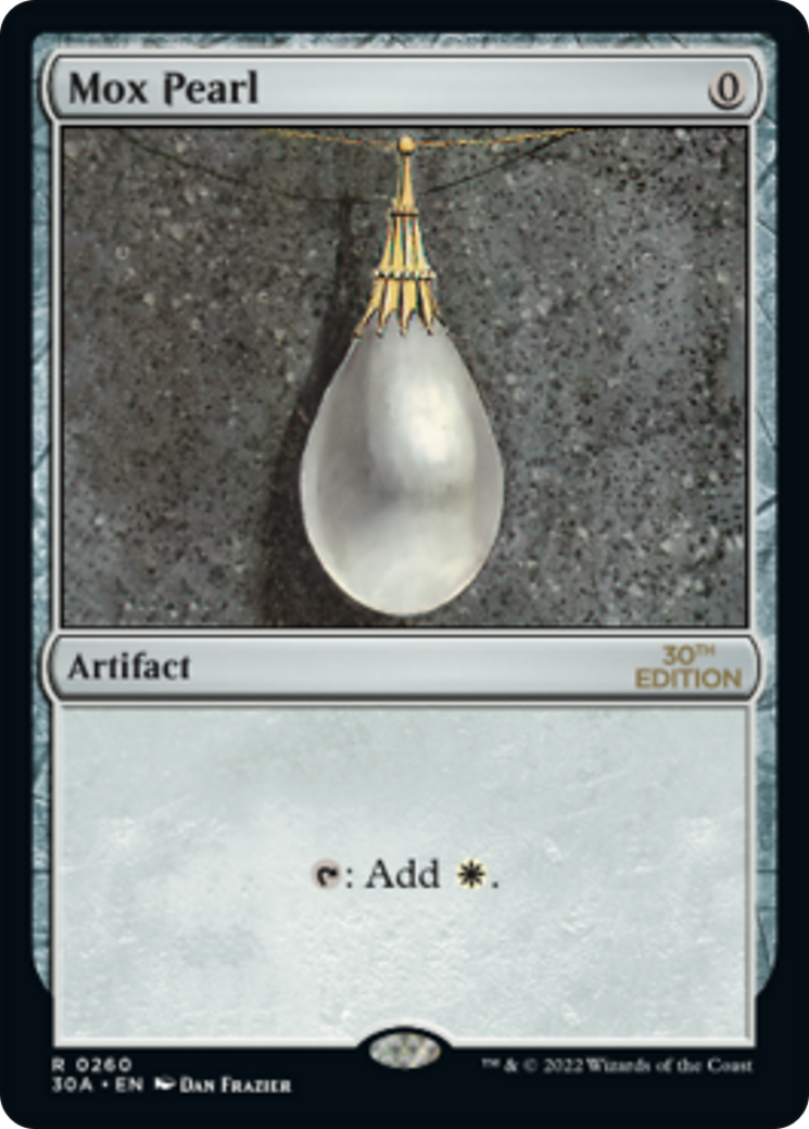 Mox Pearl (30A-260) [30th Anniversary Edition] MTG Single Wizards of the Coast