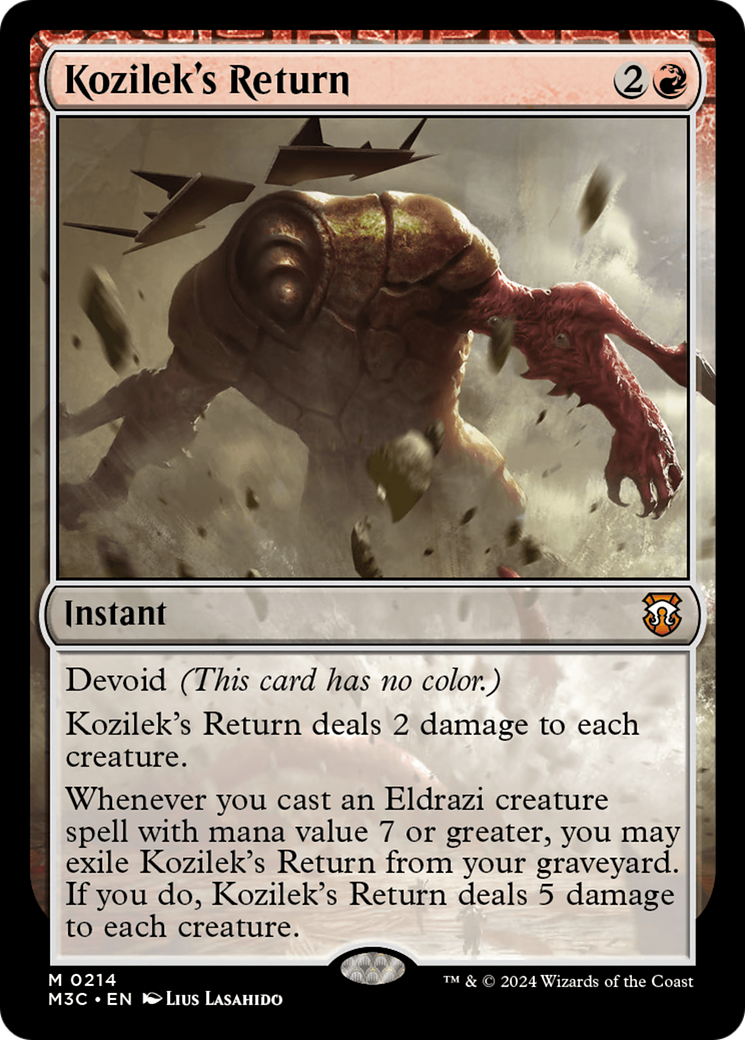 Kozilek's Return (M3C-214) [Modern Horizons 3 Commander] MTG Single Wizards of the Coast