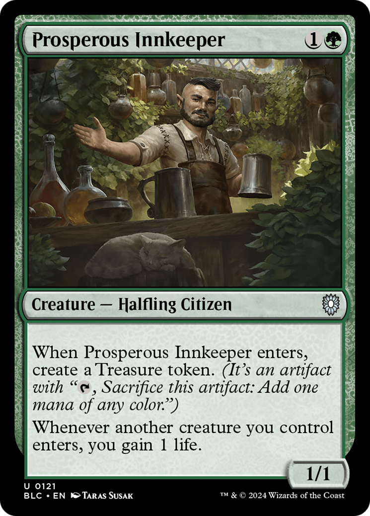 Prosperous Innkeeper (BLC-121) [Bloomburrow Commander] MTG Single Wizards of the Coast