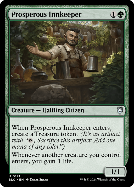 Prosperous Innkeeper (BLC-121) [Bloomburrow Commander] MTG Single Wizards of the Coast